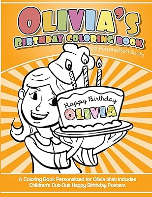 Olivia Birthday Coloring Book Personalized Books for Children: a.. DIAYTAR NIGERIA: Empowering Nigerians with access to affordable products delivered within 8 days.