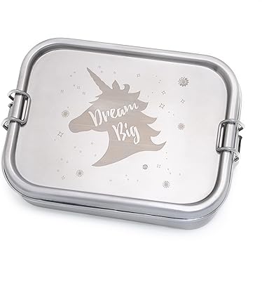 Bamboo park lunch box in stainless steel with fun printed lid.. Experience the joy of discovery with DIAYTAR NIGERIA's vast catalog and nationwide affordable delivery.
