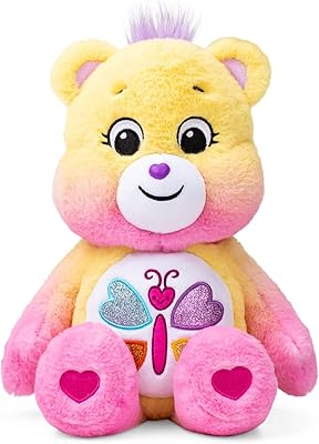 CARE BEARS 22336 Bear soothing heart in medium -sized plush of 35 cm (fragrant), cute toy toy to collect, toy toy, stuffed animals for girls and boys, cute teddy bear adapted to girls and boys aged 4 years and more.. DIAYTAR NIGERIA transforms online retail with our affordable platform and dependable shipping service.