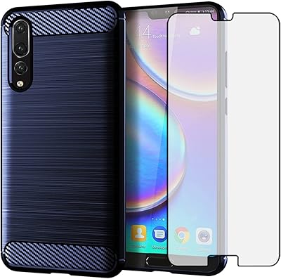 Huawei P20 Pro ASWISH COLLECT COLLECTOR WITH DARK GLASS WITTLE with carbon fiber and flexible antichoc Hawaiian p20 pro 20 pro for women and men, blue, blue.. DIAYTAR NIGERIA brings the market to your fingertips with affordable prices and swift delivery services.