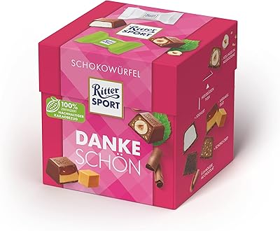Ritter Sport chocolate cubes thank you 176g.. DIAYTAR NIGERIA brings the marketplace home to you with affordable prices and delivery in 5-8 days.