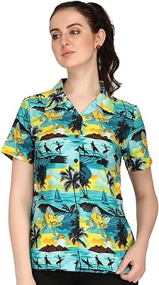 Hawaiian shirt Women Print Bamboo Tree Aloha Beach Top Blouse Swim.. Fast, affordable, and reliable — that’s the DIAYTAR Nigeria experience.