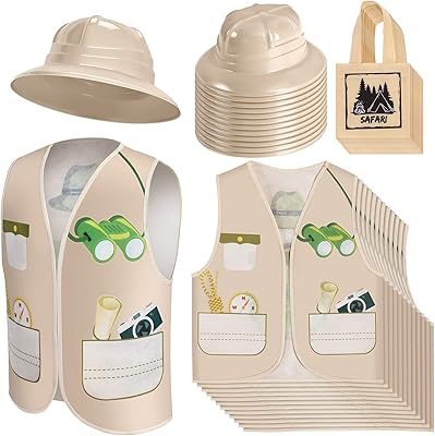 36 pieces of children explorer costume comprising 12 vests hats for exploration.. DIAYTAR NIGERIA: Connecting Nigerians with their needs through our affordable and diverse marketplace.