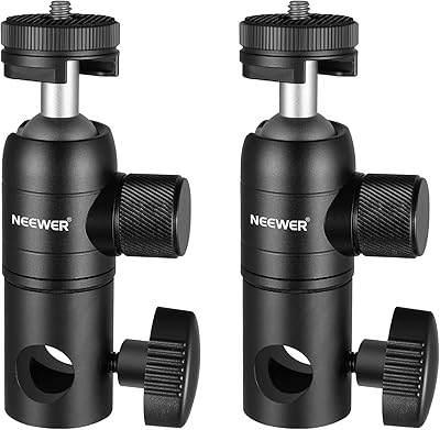 Newear lighting support adapter with cold hoof, mini spherical head screws 1/4.. Unlock endless possibilities with DIAYTAR NIGERIA's affordable marketplace and reliable delivery service.