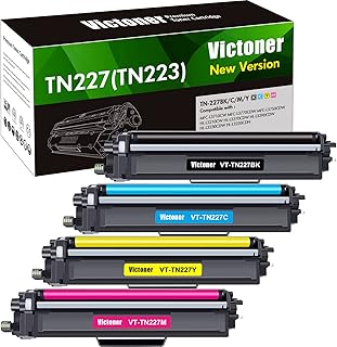 Victoner compatible replacement toner cartridge for Brother TN227 TN 227 TN223 TN-227 TN227BK HL-L3270CDW MFC-L3770CDW MFC-L3750CDW HL-L3290CDW HL-L3210CW TN-223BK/C/M/Y))).. DIAYTAR NIGERIA: Where convenience meets affordability with delivery across Nigeria in under 8 days.
