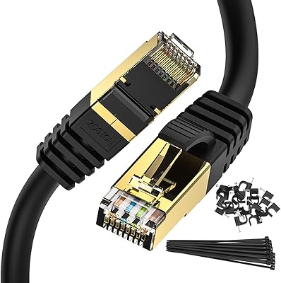 CAT Ethernet cable 8 10ft/3m 1 CAT 8 black cable pack.. Experience retail therapy without the financial stress at DIAYTAR NIGERIA's affordable e-commerce platform.