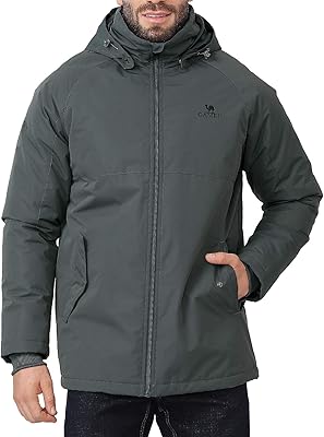 Winter hooded jacket for men, relaxed, hot, lined with snow, waterproof winter coat, waterproof parka, snow.. Skip the traffic, shop online — DIAYTAR Nigeria brings it to you.