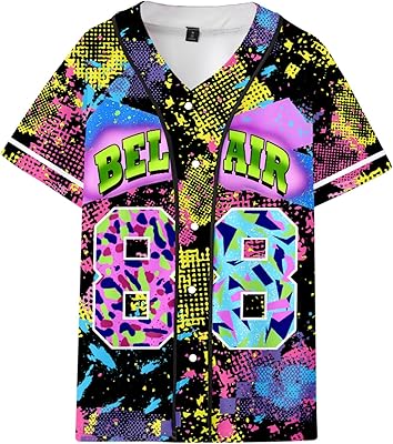 Fresh Prince of Bel Air 88 for men's baseball jersey, Hip Hop fashionable sweatshirts for urban theme evening from the 90s for club and ad.. Explore a world of choices with DIAYTAR NIGERIA's vast catalog and budget-friendly nationwide shipping.