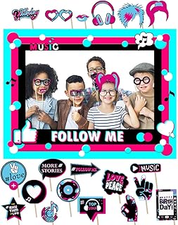 TIK TIK photo framework with festive photo accessory on the theme of music, social holiday accessory for girls, birthday party, cosplay photo accessories, social.. DIAYTAR NIGERIA delivers satisfaction with every purchase through our affordable and reliable service.