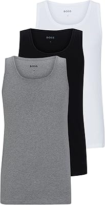 Cotton tank tops for men with embroidered logos, pack of 3, size L, matching pre -packaging 999, L.. Your trusted e-commerce destination, DIAYTAR NIGERIA offers extensive variety with reliable shipping.
