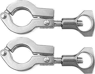 Hemobllo 2 pieces Tri Clamp 304 In Stainless Steel Tri Clover Clamp Heavy Duty Duty Sanitary Quality Tube Lip Clip Loop Ring TC 57mm Dia Dia Dia.. Browse endless categories on DIAYTAR Nigeria — your items delivered in just days.