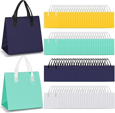 KACCTYEN 100 pieces take-out bags insulated in bulk 9.5 x 6 x 9.5 inches thermal insulation food bag for coffee, milk tea, hot and cold foods, isothermal bag for catering grocery restaurant picnic, 4 colors.. Discover the convenience of DIAYTAR NIGERIA's vast e-commerce platform with delivery in just 5-8 days.