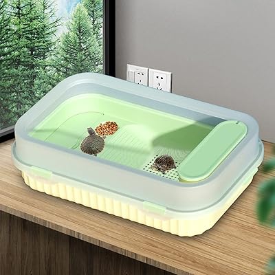 The Okoz ® turtle bathing set includes accessories with a water filter, a high anti-escape fence and a large space, can provide a turtle bathtub and a habitat for turtles.. DIAYTAR NIGERIA combines affordability, variety, and convenience with nationwide delivery services.