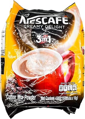 Nescafé Nestlé Creme Delight Mixture of 3 in 1 powder coffee (27 x 18 g, 486 g).. DIAYTAR NIGERIA transforms online shopping with competitive prices and dependable nationwide delivery.