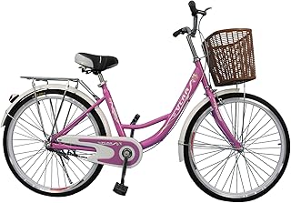Flora city bike for women, 24 inch size, pink.. DIAYTAR NIGERIA: Bringing quality products to your doorstep at prices that won't break the bank.