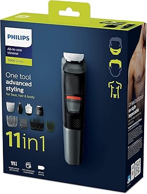 Grooming kit 11 in 1 Philips Multigroom Series 5000 - MG5730/13, 2 year warranty.. Discover why thousands choose DIAYTAR NIGERIA for affordable products delivered in less than a week.
