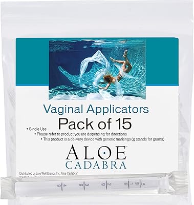 Additional disposable vaginal applicators (package of 15) individually wrapped, suitable for coupled vaginal creams and contraceptive gels.. DIAYTAR NIGERIA: Where shopping meets satisfaction with affordable prices and prompt delivery services.