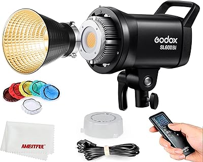 GODOX SL60iii-Bi 2800K-6500K LED LED video lamps, CRI96 + TLCI97 +, Integrated fan 11 FX effects, ultra-silent fan for newborn photography, portrait, interview lighting, video shooting... Transform how you shop with DIAYTAR NIGERIA's vast selection and budget-friendly delivery options.
