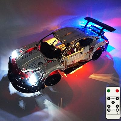Porsche 911 RSR 42096 LED lighting kit with remote control compatible with LEGO 42096 (model not included).. Your budget-friendly online marketplace, DIAYTAR NIGERIA delivers a world of products in just 5-8 days.