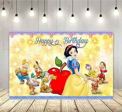 5x3 Foot theme Snow Birthday Birthday Party Princess Theme Snow White Theme.. Shop smart, shop DIAYTAR - Nigeria's most affordable e-commerce platform with nationwide delivery.