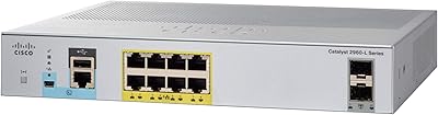 Cisco Catalyst 2960CX-8PC-L Switch 8 Ports Office Computer Month In Rack.. DIAYTAR NIGERIA revolutionizes online shopping with competitive prices and reliable 5-8 day delivery.