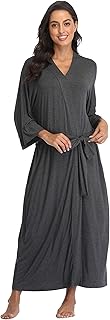 Cotton bathrobe for women long and light kimono dress night shirt.. Your complete shopping companion, DIAYTAR NIGERIA offers extensive selection delivered within the week.