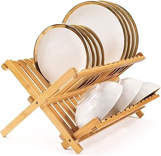 Foldable dishwashing draftsman in KH bamboo, 2 -layer dishwasher for kitchen counter.. Looking for a deal? DIAYTAR Nigeria has thousands waiting for you.