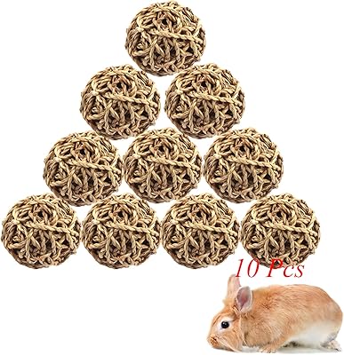 Toy ball for small animals, rabbit activity toy, chewing toys for small animals, grass ball for hamsters, gerbilles, rabbits, guinea pigs (10 pieces).. Nigeria's most diverse e-commerce platform delivers quality and affordability to your doorstep in 5-8 days.