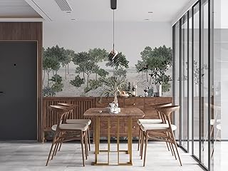 Aetool - Dunes landscape wallpaper on the Atlantic coast with pines, bushes and grass distributed among natural color dunes (400 cm x 250 cm).. DIAYTAR NIGERIA delivers more than purchases - we deliver affordable shopping solutions within the week.