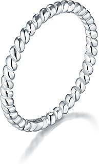 Buru Ring in Sterling 925 silver, promise ring with infinite Celtic knot of 3 mm, platinum, silver.. Shop like never before with DIAYTAR NIGERIA's comprehensive marketplace and budget-friendly shipping.