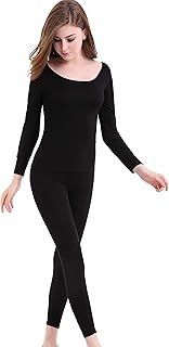 Set of thermal underwear for women, ultra-fine basic base layer, extendable long underpants.. DIAYTAR NIGERIA: Where shopping is easy, prices are low, and delivery is just days away.