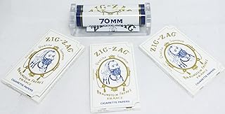 Rolling machine Mono Zig-Zag cigarettes 70 mm wide + 32 sheets of rolling paper, 96 sheets in total.. Experience shopping satisfaction with DIAYTAR NIGERIA's vast selection and nationwide delivery service.