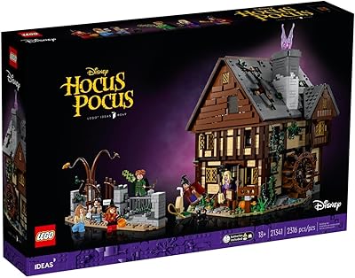 LEGO® Ideas Disney Hocus Pocus: The Maison des sisters Sanderson 21341 (2,316 pieces).. Your new favorite way to shop online — DIAYTAR Nigeria.