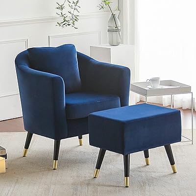 Velvet cylindrical swing with black feet and footrest for living room, reading room, bedroom.. Thousands of choices. Zero hassle. All thanks to DIAYTAR Nigeria.