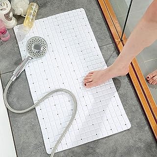 Antibacterial pvc non-slip massage bath mats with suction cup (B-Blanc).. DIAYTAR NIGERIA connects you with thousands of products at competitive prices, delivered within a week.