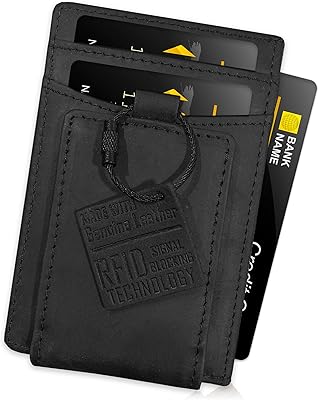 Mini Fidlo leather portfolio - Fine credit card wallet, RFID blocking, clip purses for men.. DIAYTAR NIGERIA: Connecting Nigerians with their needs through our affordable and diverse marketplace.