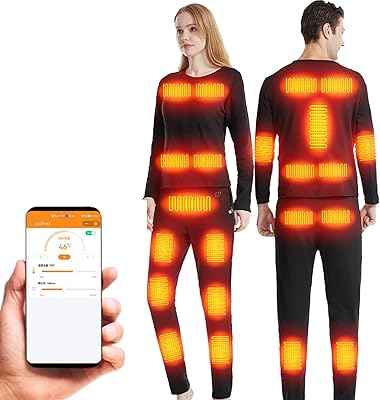 Costume of heated underwear, temperature control by application 22 zones, high and electric thermal pants USB for men and women.. DIAYTAR NIGERIA: Where shopping dreams come true with budget-friendly prices and nationwide shipping.