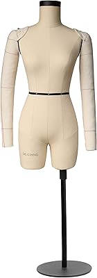 Di liang half-scale dress model with flexible arm (not for large adults) clothing model for women for girls, mini seam doll, model for manufacturing bosses 1/2 pants, height 43 cm, fiberglass fiber.. DIAYTAR NIGERIA: Your trusted partner for affordable online shopping with reliable delivery timeframes.