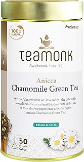 Green tea sachets with Temunk Anika chamomile - 50 tea sachets | Nahal certified | 100 % natural chamomile tea | Chamomile tea for relaxation | Detox tea for sleep | without additives.. Shop with confidence at DIAYTAR NIGERIA, offering extensive product variety with nationwide delivery.