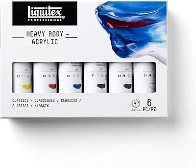 A set of liquitex professional acrylic colors with thick compound texture.. Your trusted marketplace, DIAYTAR NIGERIA offers extensive variety with delivery within 8 days.