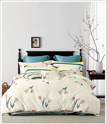 King size bed set 6 high quality cotton, duvet cover 03.. DIAYTAR NIGERIA: Where every shopping need is fulfilled with affordable prices and nationwide shipping.