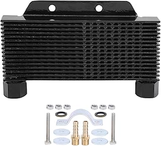 Oil cooler, coolant cooling universal motorcycle oil cooler for ATV Dirt Bike 125-250cc.. Experience shopping without compromise at DIAYTAR NIGERIA, with vast selection and quick delivery.