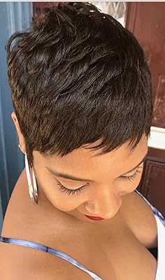 Beisdwig Synthetic Short Wigs For Black Women Short Write Flit Wigs For Women for Women Natural Short Hair (9627-Marron).. Experience shopping without stress at DIAYTAR NIGERIA's comprehensive and budget-friendly platform.