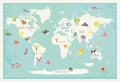 Interactive world map with removable stickers educational card 36x24 style.. Shop smarter, not harder with DIAYTAR NIGERIA - thousands of products at your fingertips with affordable delivery.