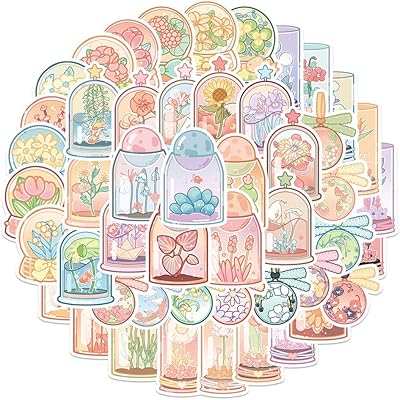 Cute waterproof vinyl drink stickers for water bottles, 50 waterproof vinyl stickers for water bottles, laptop, skateboarding, computer.. Experience the satisfaction of affordable shopping with DIAYTAR NIGERIA's nationwide 5-8 day delivery.