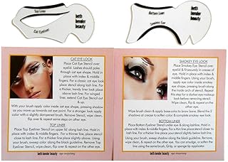 Models of eyeliner and eyeshadows "Kit of stencils 4 in 1 for eyeliner and eyeshadow".. Experience hassle-free shopping with DIAYTAR NIGERIA's user-friendly platform and prompt delivery service.