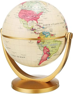 360 degree rotary world map, earth and ocean ball, size 10 cm, vintage ball for desk decoration, learning geography, house and school.. Discover the perfect shopping balance at DIAYTAR NIGERIA with competitive prices and prompt delivery.