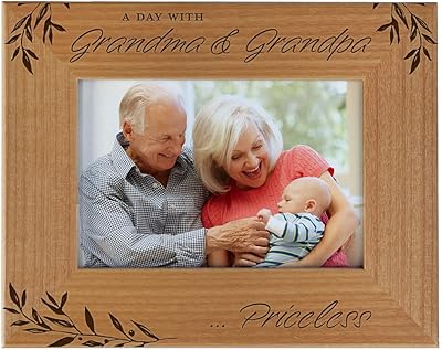 Inestable natural wooden photo frame, suitable for 4 x 6 landscape photos for grandparents, grandparents' feast, grandmother's gifts, grandfather gifts.. DIAYTAR NIGERIA: Bringing quality products to every Nigerian home at prices everyone can afford.