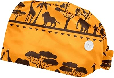 Adjustable 2 -room adjustable work hat with design button with surgical bandeau in shape.. DIAYTAR NIGERIA brings affordable shopping to every Nigerian home with delivery in just 5-8 days.