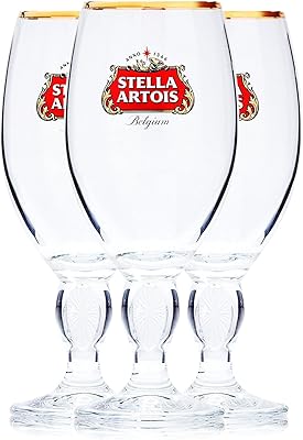 Stella Artus Large Original Beer glass 3 pieces 50 cl.. DIAYTAR NIGERIA: Your affordable gateway to thousands of products delivered within a week.